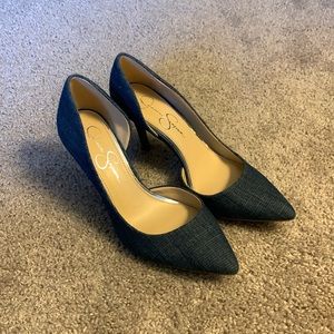 Jessica Simpson Chambray heels